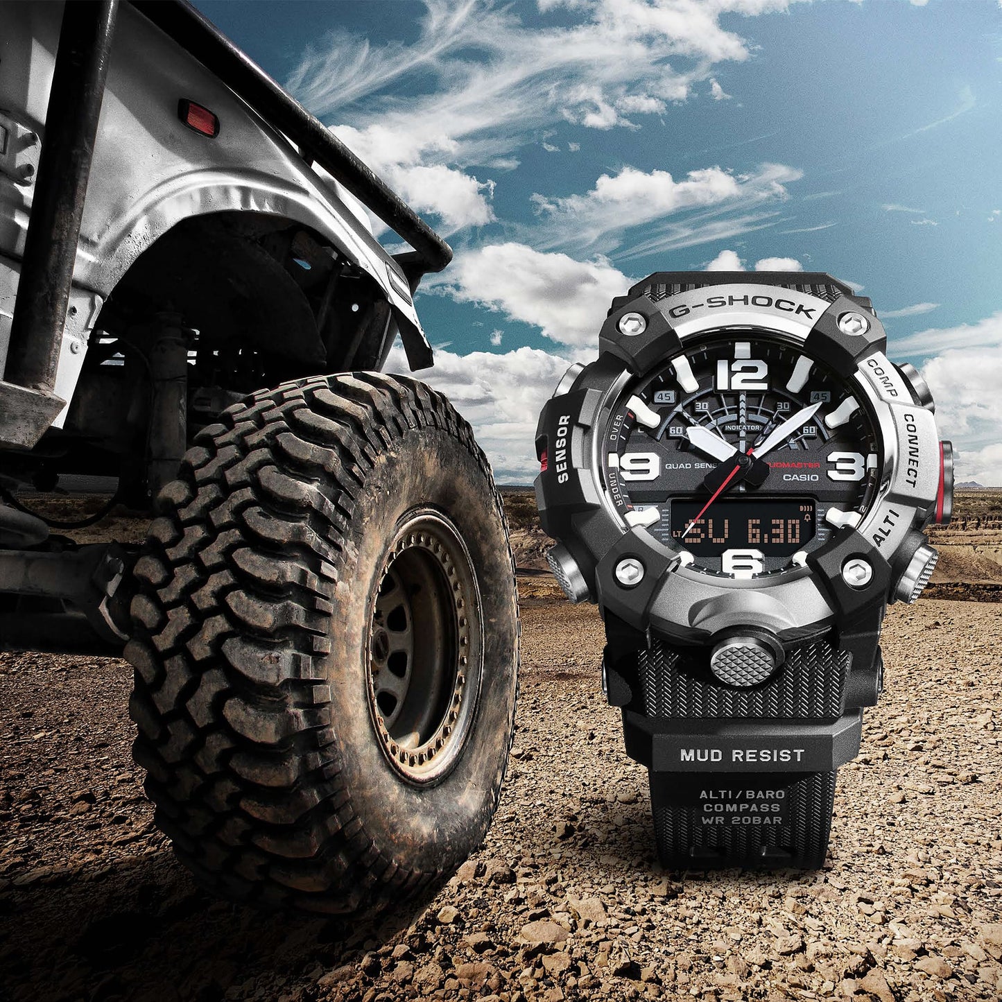 Casio G-Shock Mudmaster GG-B100XM-1AER Herrenuhr • Kohlefaser-Gehäuse • Digitaler Kompass, Bild 3