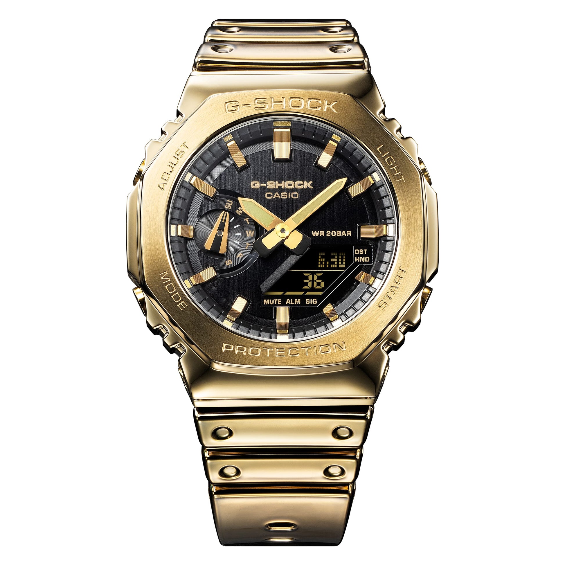 Casio GM-2100YMG-9AER G-Shock G-Steel Herren • Goldfarbene Metalllünette • Stoßfest &amp; wasserdicht, Bild 11