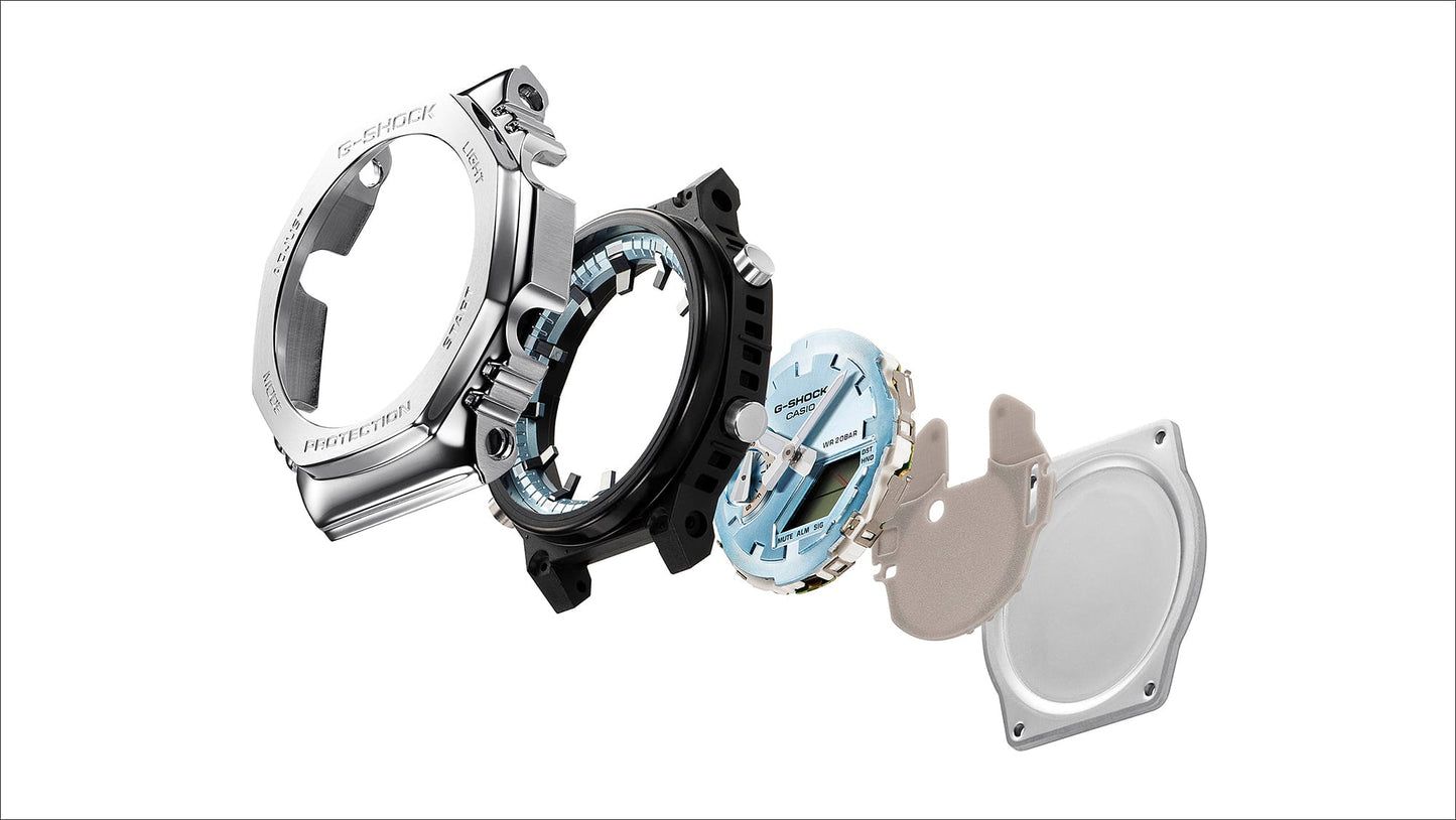 Casio GM-2110D-3AER G-Shock G-Steel Herren • Metallarmband & Lünette • 20 bar wasserdicht, Bild 5