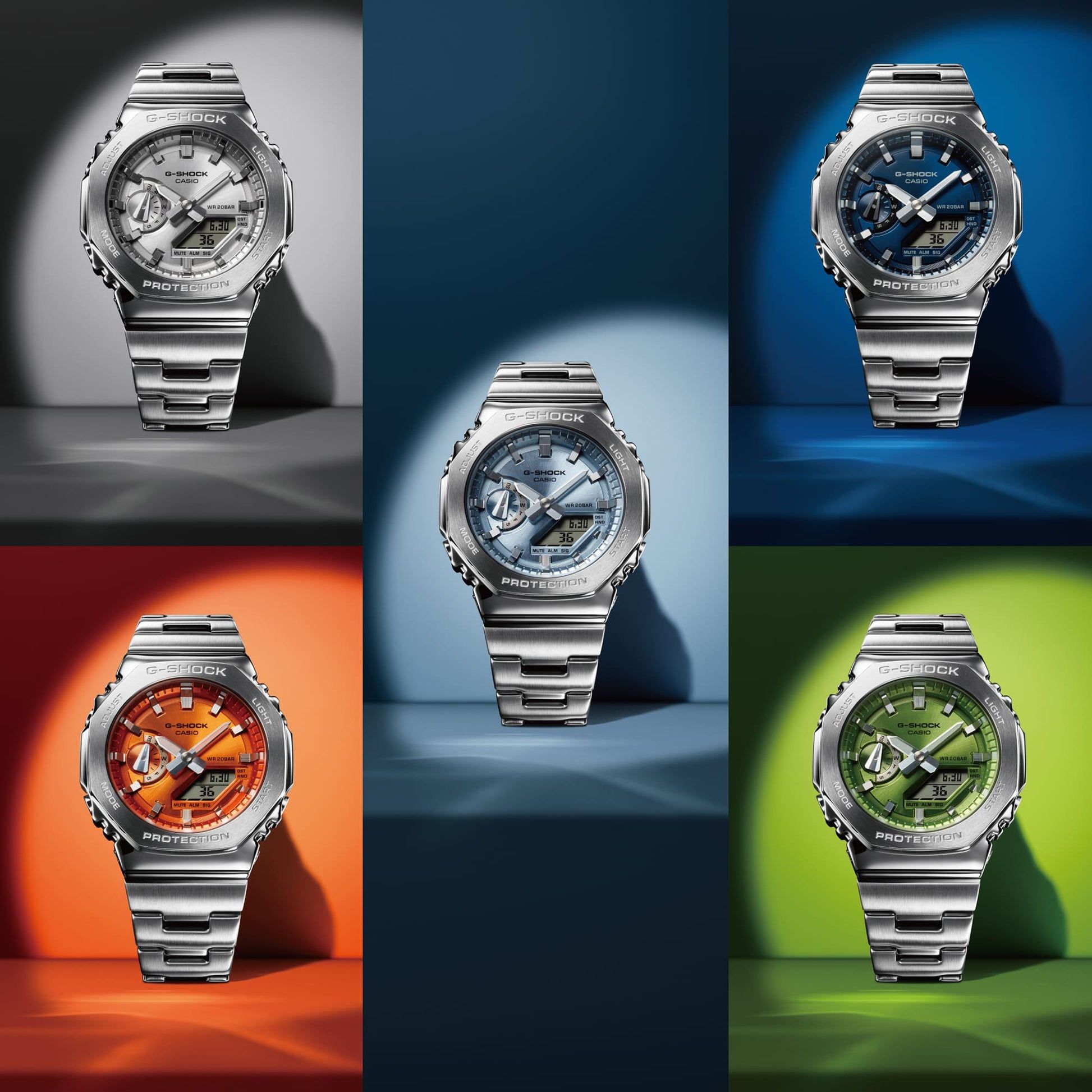 Casio GM-2110D-3AER G-Shock G-Steel Herren • Metallarmband & Lünette • 20 bar wasserdicht, Bild 9