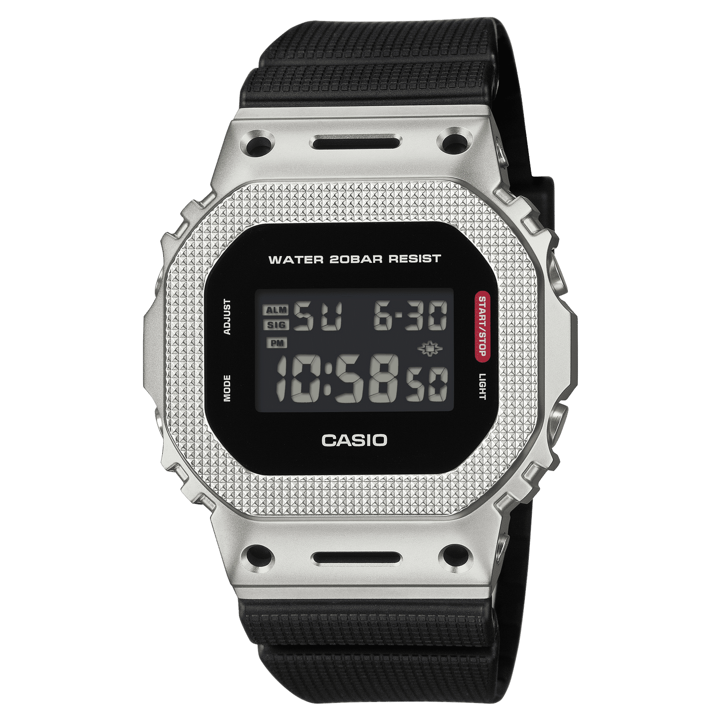 Casio G-Shock GM-5600M-1ER Herrenuhr • Metalllünette aus Edelstahl • Stoßfest & 20 bar wasserdicht, Bild 2