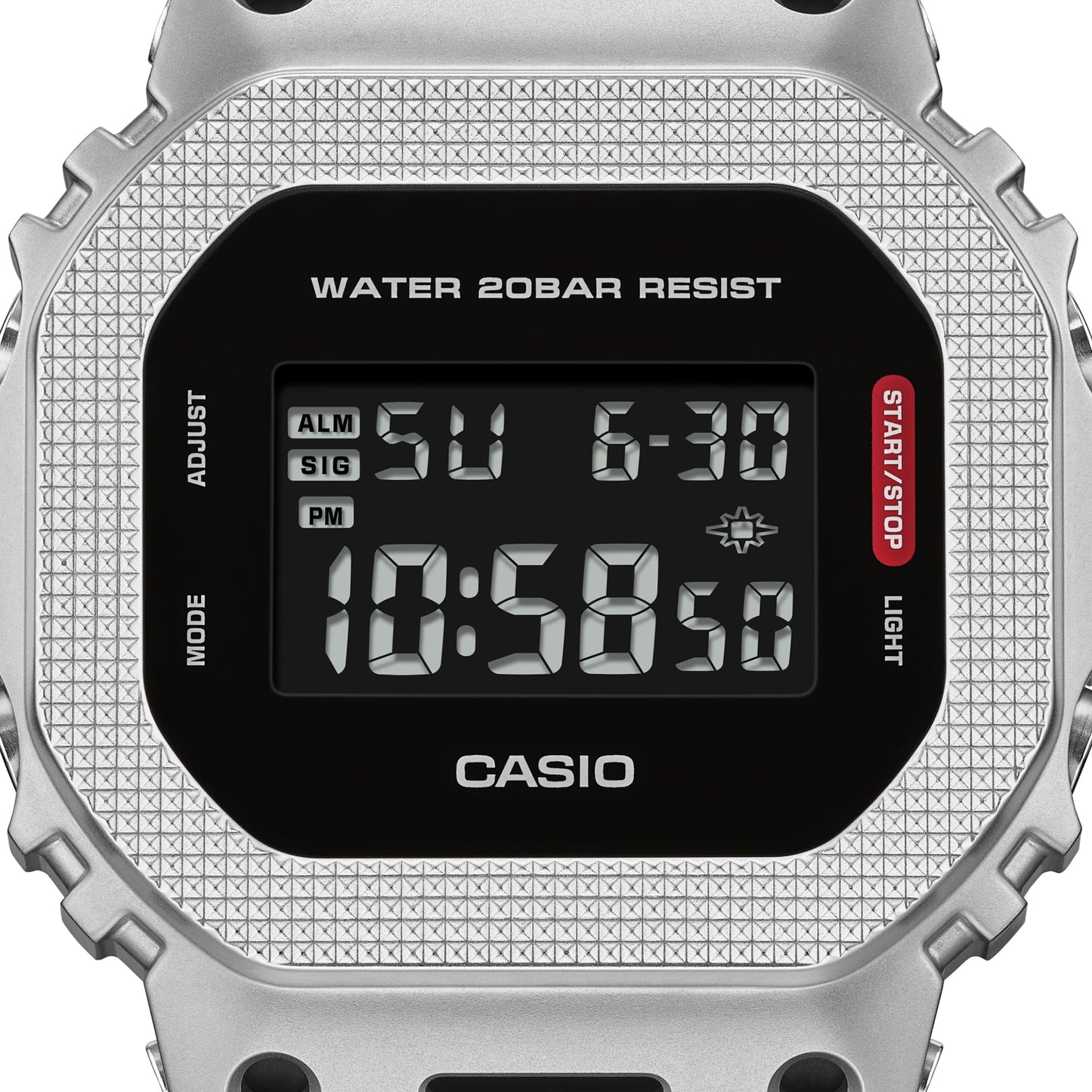 Casio G-Shock GM-5600M-1ER Herrenuhr • Metalllünette aus Edelstahl • Stoßfest & 20 bar wasserdicht, Bild 5