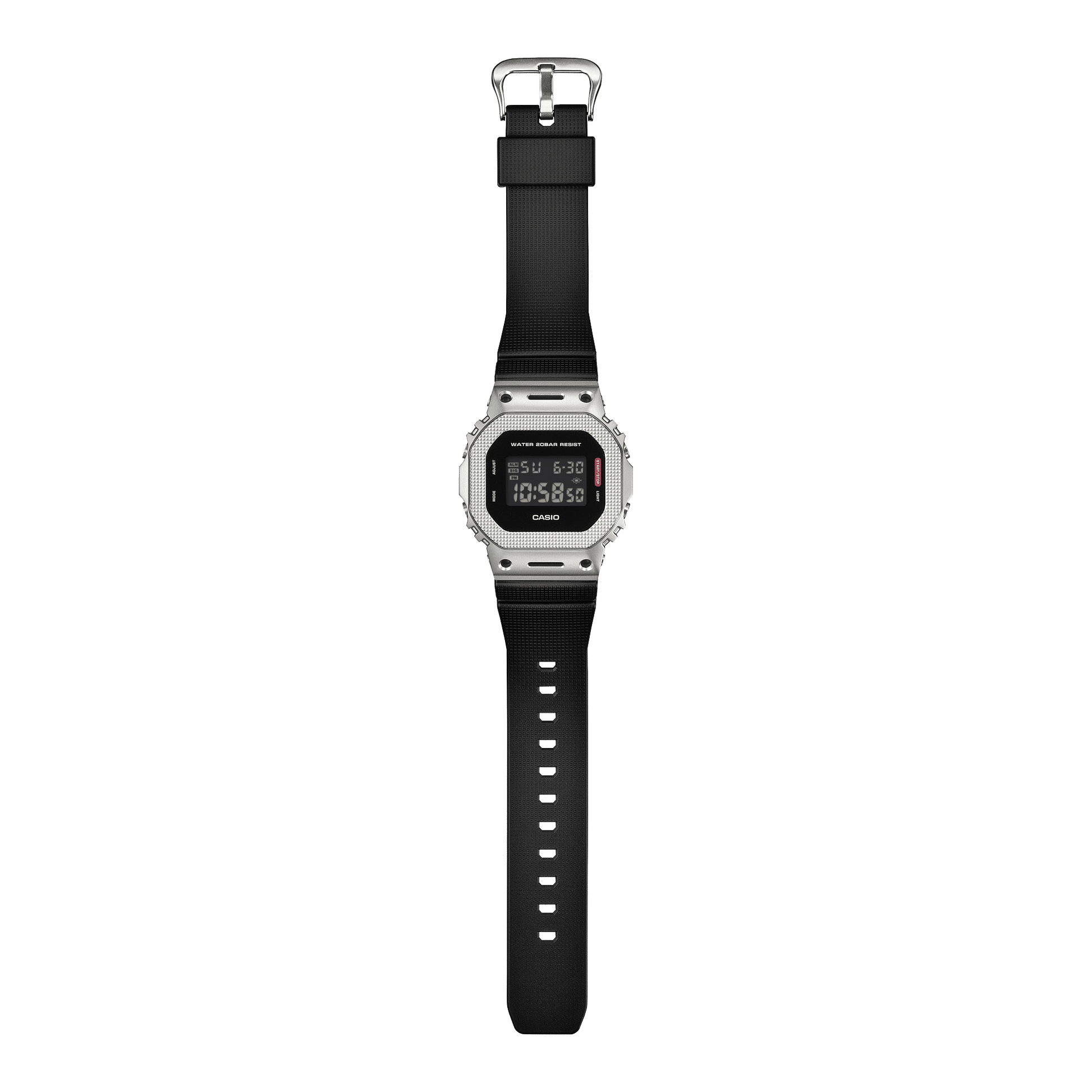 Casio G-Shock GM-5600M-1ER Herrenuhr • Metalllünette aus Edelstahl • Stoßfest & 20 bar wasserdicht, Bild 10