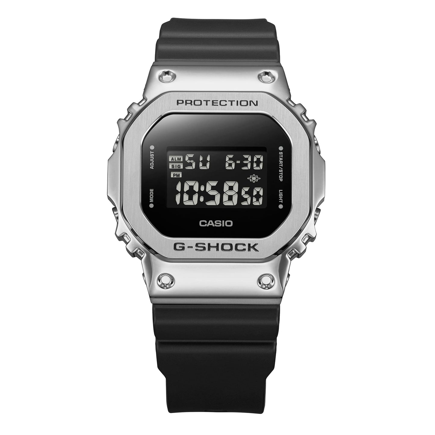 Casio GM-5600U-1ER G-Shock Herrenuhr Schwarz • Gehäuse aus Resin/Edelstahl • Invertiertes LCD-Display, Bild 5