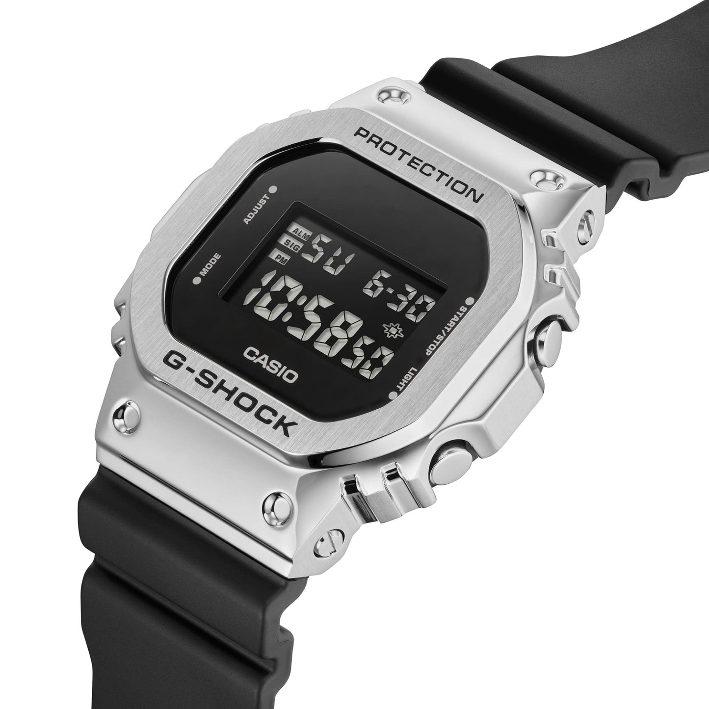 Casio GM-5600U-1ER G-Shock Herrenuhr Schwarz • Gehäuse aus Resin/Edelstahl • Invertiertes LCD-Display, Bild 8