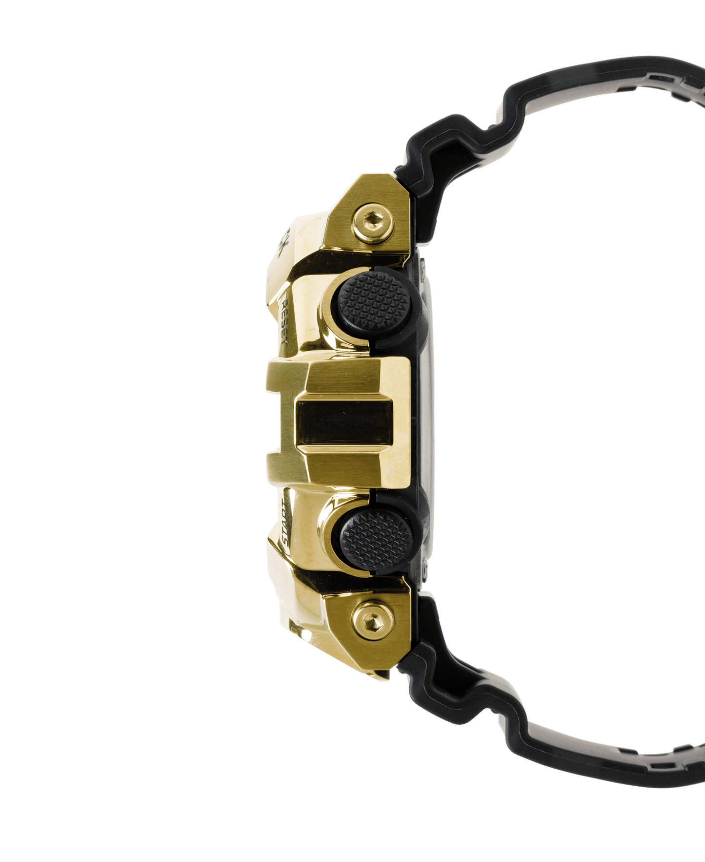 Casio GM-700G-9AER G-Shock Classic Herrenuhr Schwarz-Gold • Edelstahlgehäuse mit Goldionenbeschichtung •