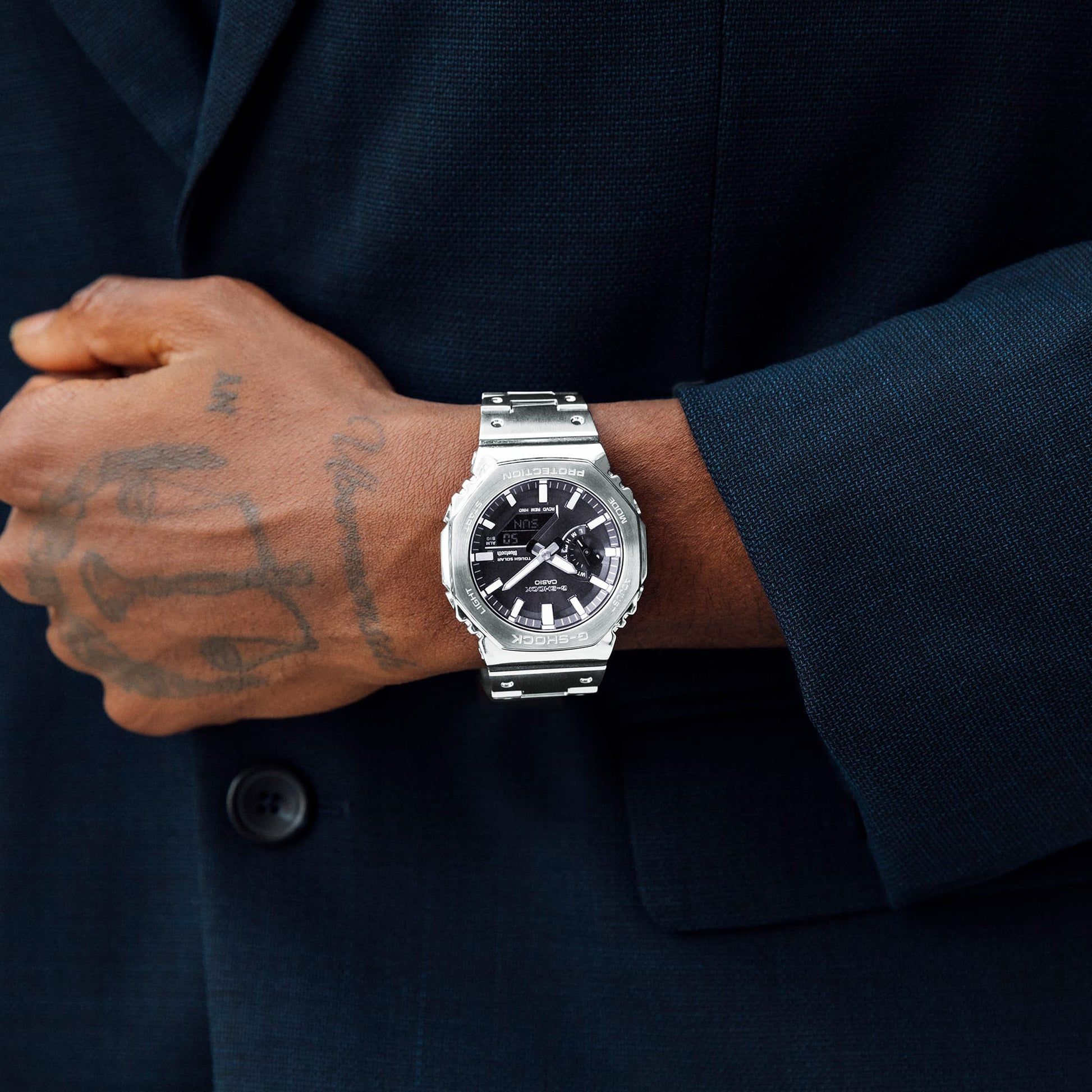 Casio G-Shock GM-B2100SD-1AER Herrenuhr • Vollmetall Edelstahl • Tough Solar & Bluetooth, Bild 10