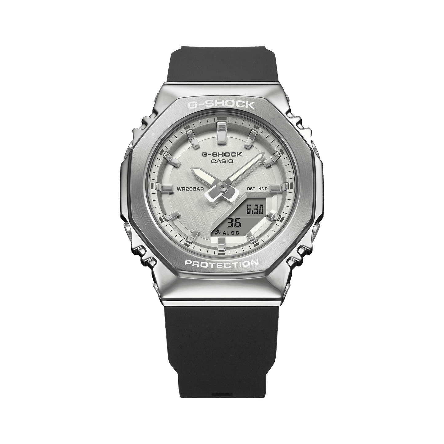 Casio G-Shock GM-S2110-1A7ER Damen Armbanduhr • Biobasiertes Harz • Achteckige Metalllünette, Bild 5
