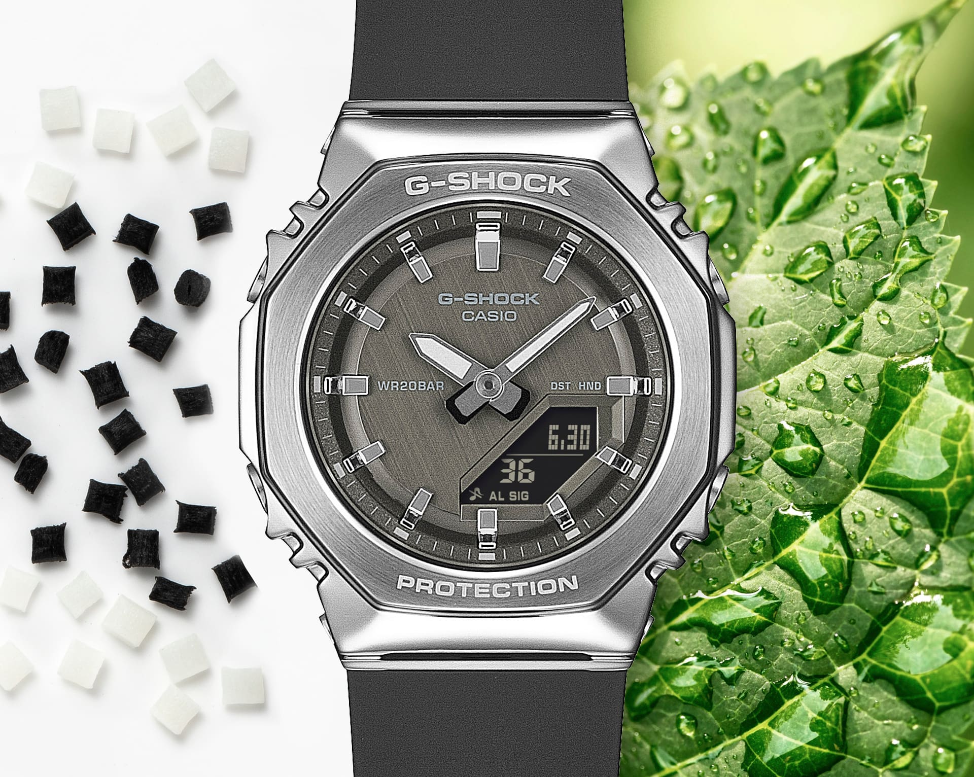 Casio G-Shock GM-S2110-1A1ER Damen Armbanduhr • Metalllünette • Biobasiertes Harz, Bild 5