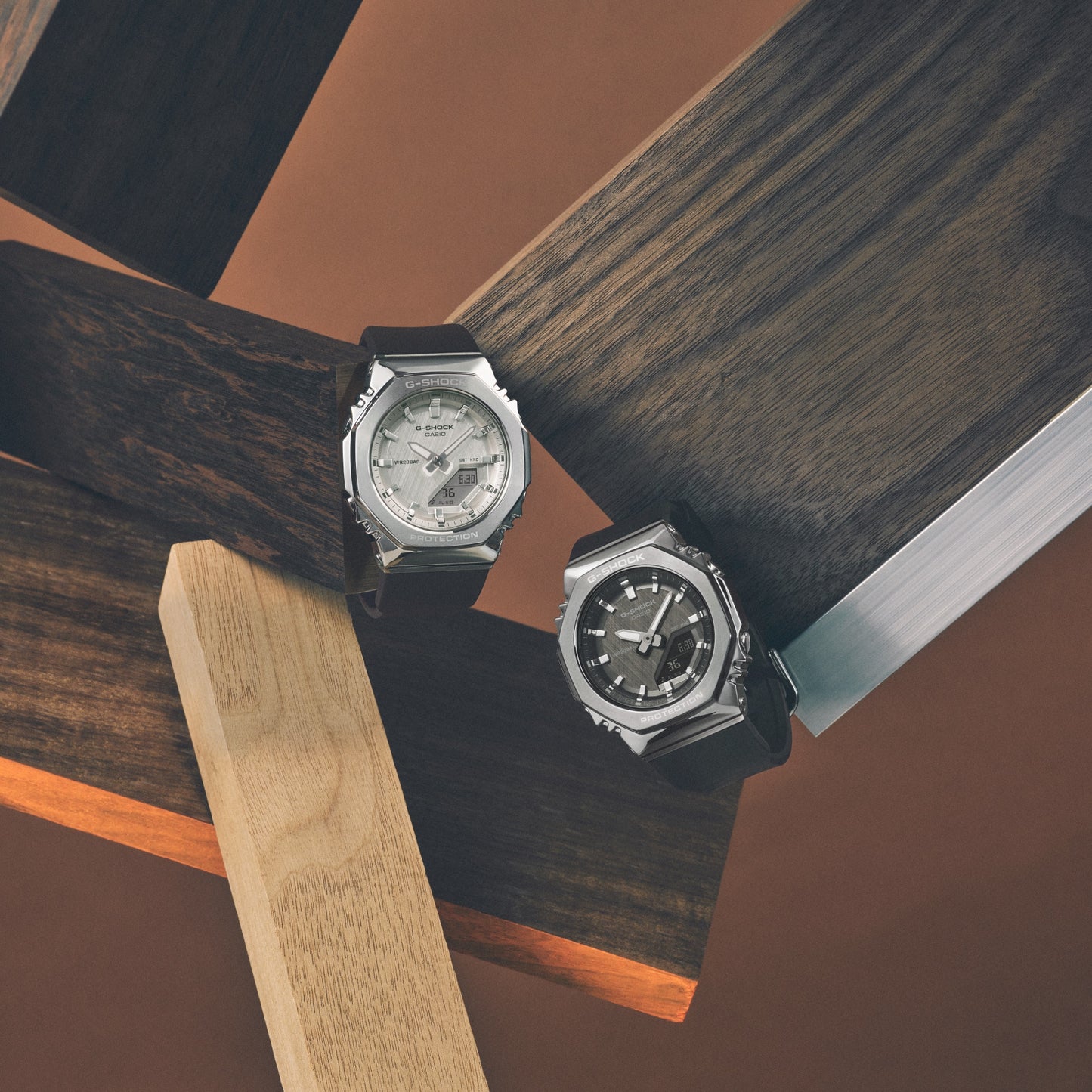 Casio G-Shock GM-S2110-1A7ER Damen Armbanduhr • Biobasiertes Harz • Achteckige Metalllünette, Bild 6