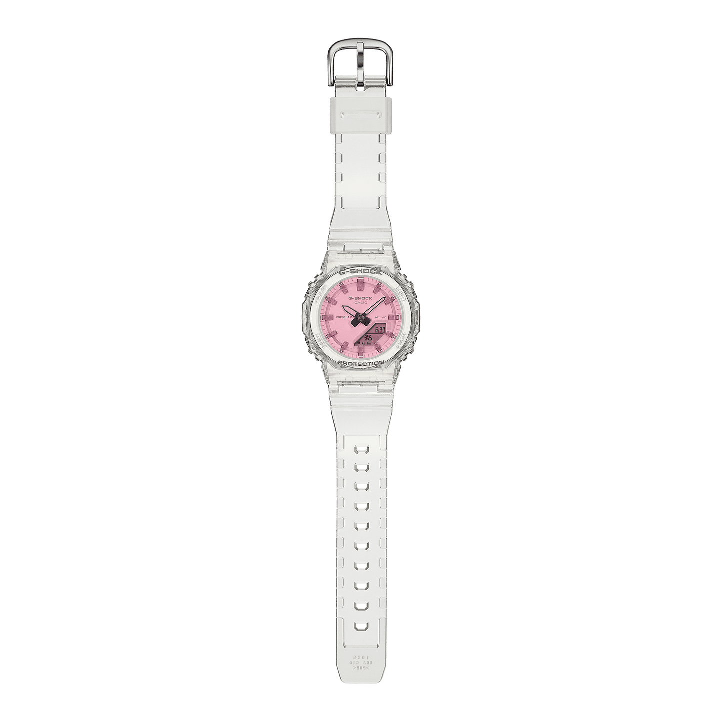 Casio GMA-P2100SR-7AER G-Shock Classic Armbanduhr Transparent/Rosa • Ana-Digi-Anzeige • Stoßfest & wasserdicht, Bild 8