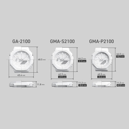 Casio GMA-P2100SR-1AER G-Shock Classic Damen Armbanduhr • Ana-Digi • Transparentes Sommmerdesign, Bild 9