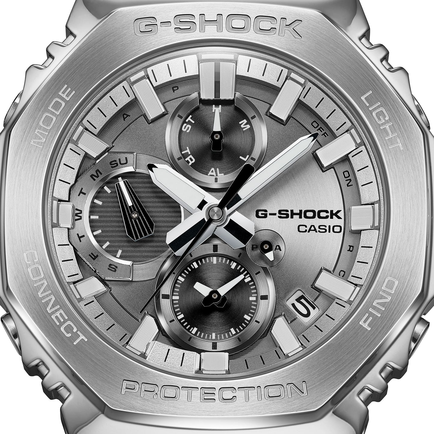 Casio G-Shock GMC-B2100ADS-1AER Herrenuhr Silber/Schwarz • Tough Solar • Bluetooth Smartphone-Link, Bild 5