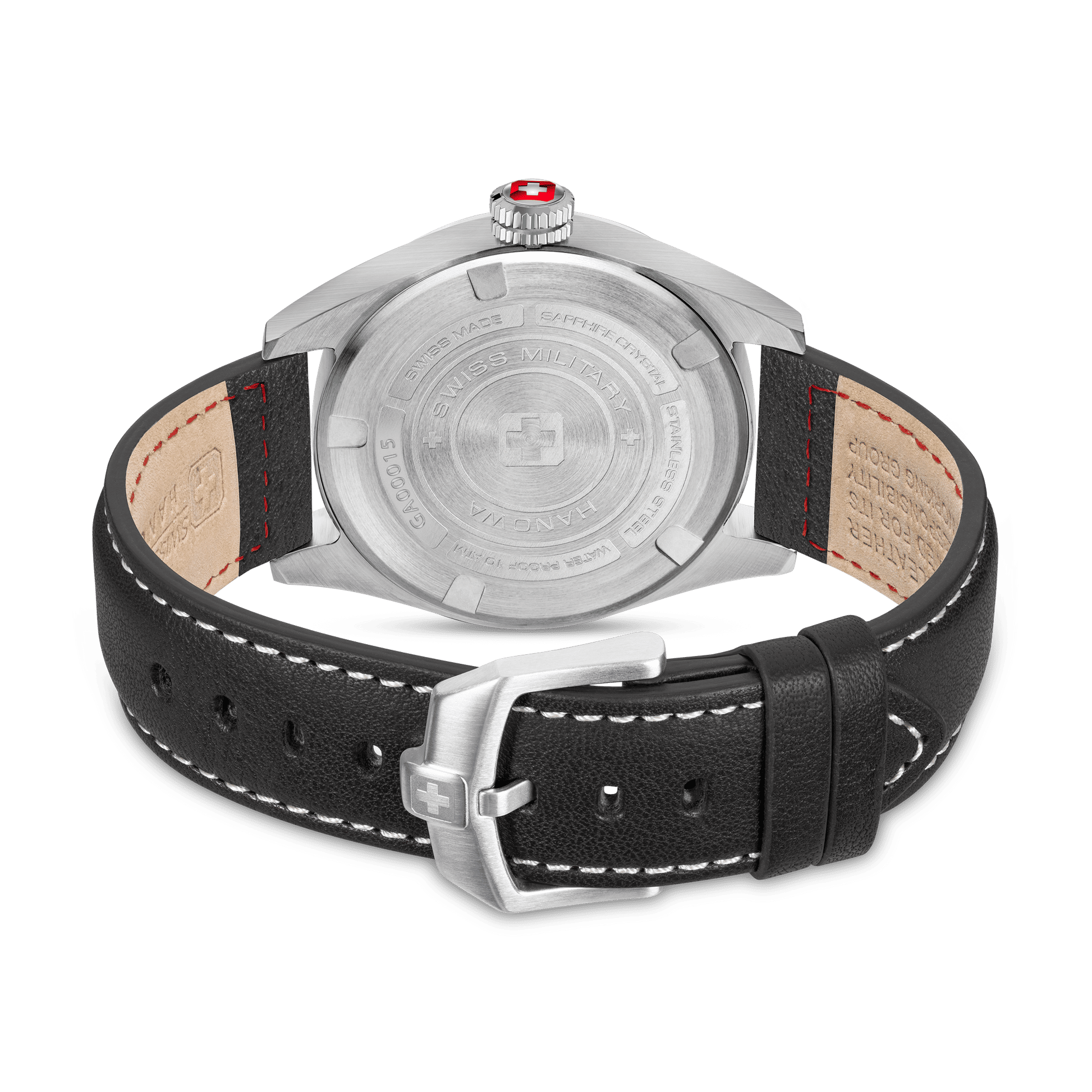 Swiss Military Hanowa Greyhound SMWGA0001505 Herren Armbanduhr Schwarz • Saphirglas • 10 Bar Wasserdicht, Bild 16