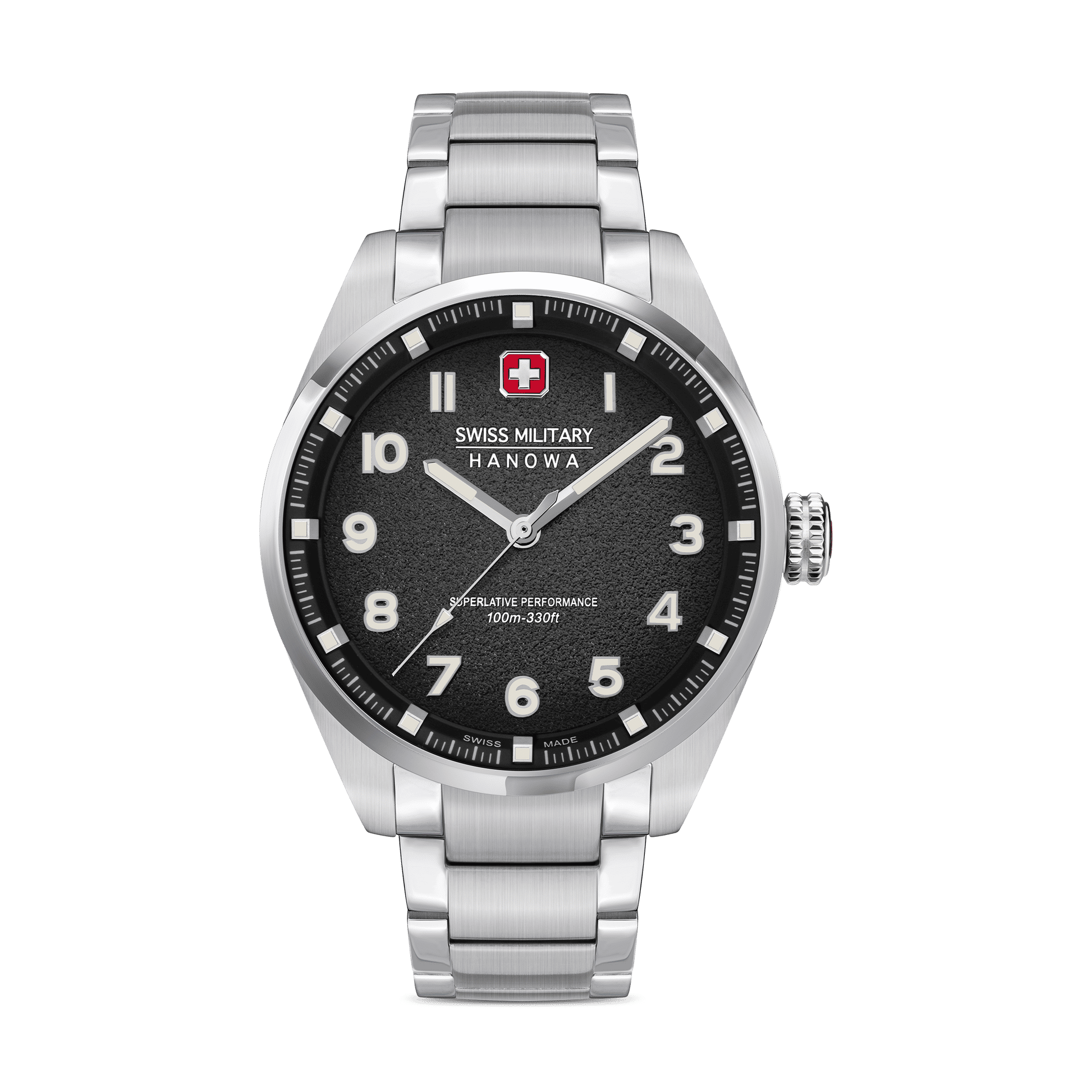 Swiss Military Hanowa Greyhound SMWGA0001505 Herren Armbanduhr Schwarz • Saphirglas • 10 Bar Wasserdicht, Bild 2