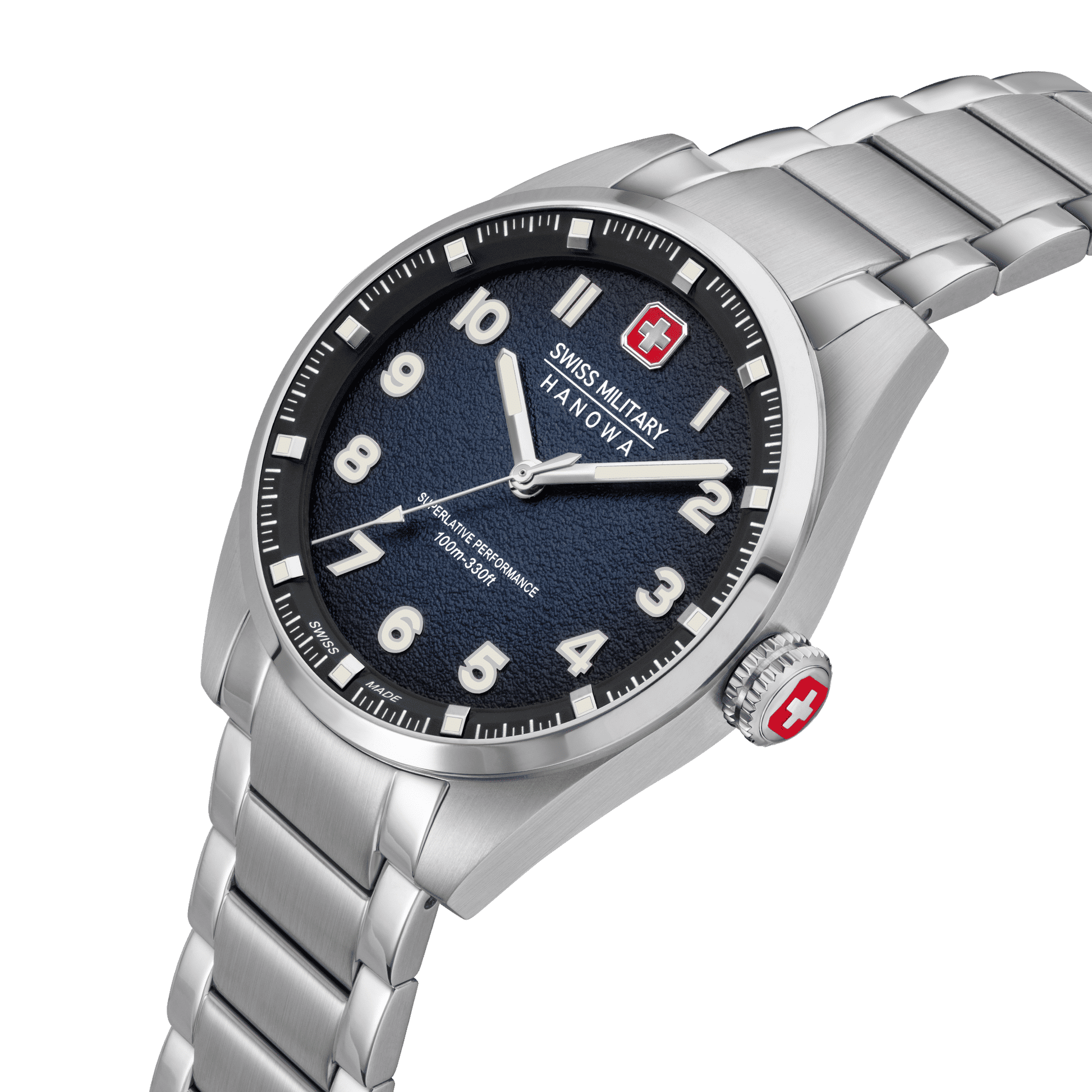 Swiss Military Hanowa Greyhound SMWGA0001505 Herren Armbanduhr Schwarz • Saphirglas • 10 Bar Wasserdicht, Bild 9