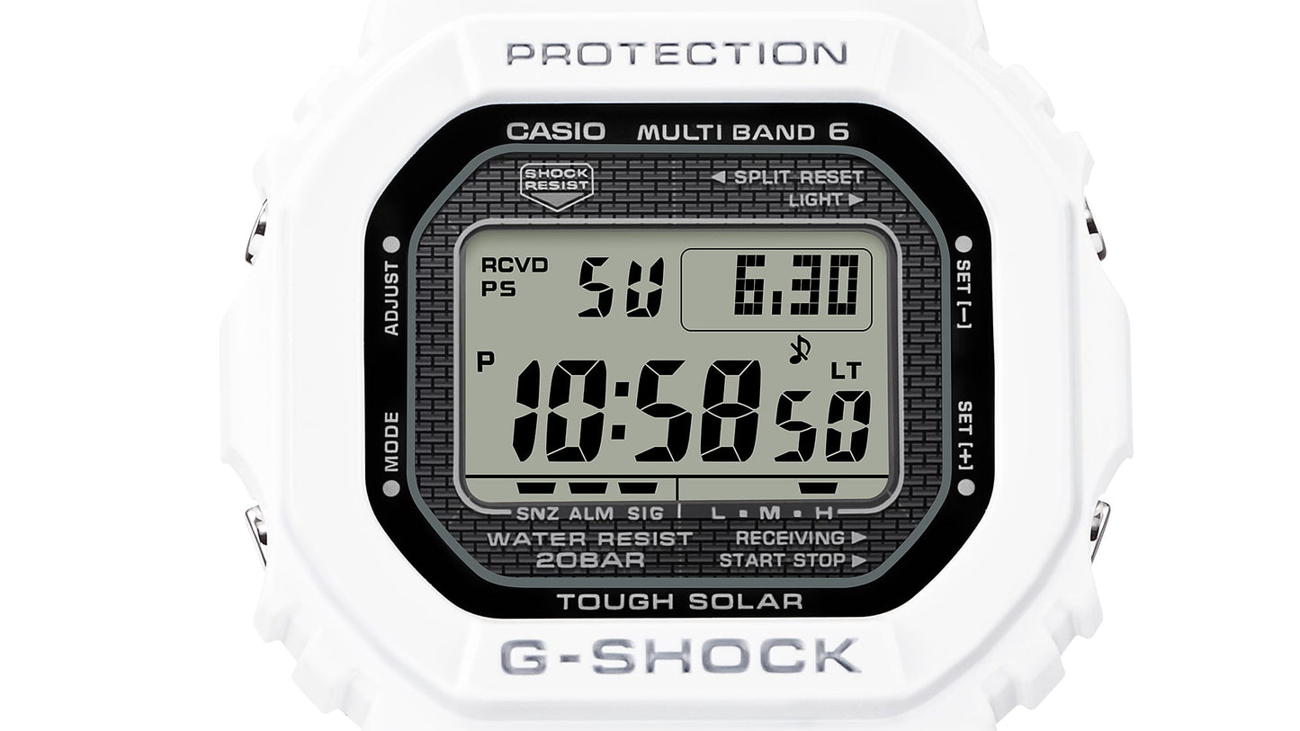 Casio GW-5000HS-7ER G-Shock Origin Herrenuhr Weiß • Tough Solar & Funk • Made in Japan, Bild 6