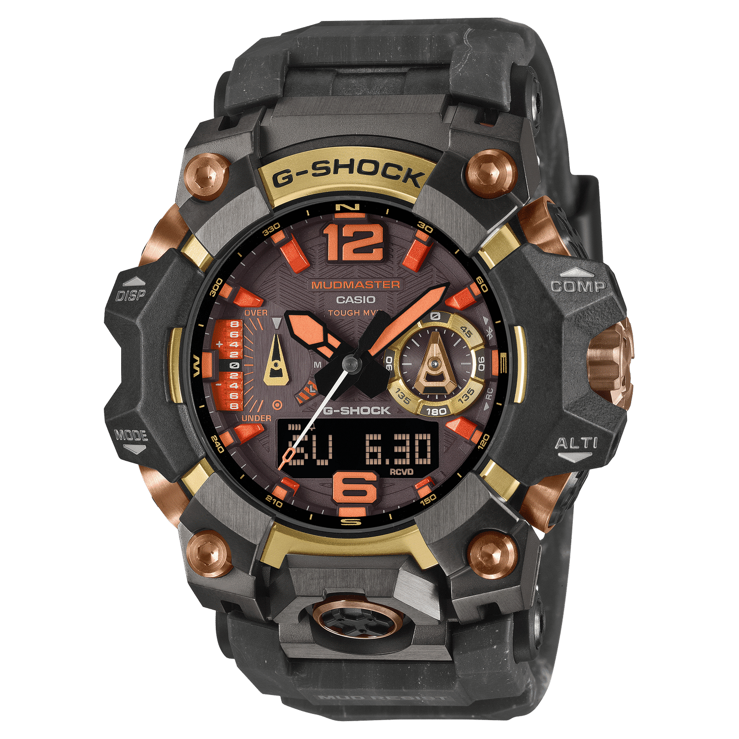 Casio G-Shock Mudmaster GWG-B1000MG-1A9ER Herren Armbanduhr Goldfarben • Saphirglas • Solar & Funk, Bild 2