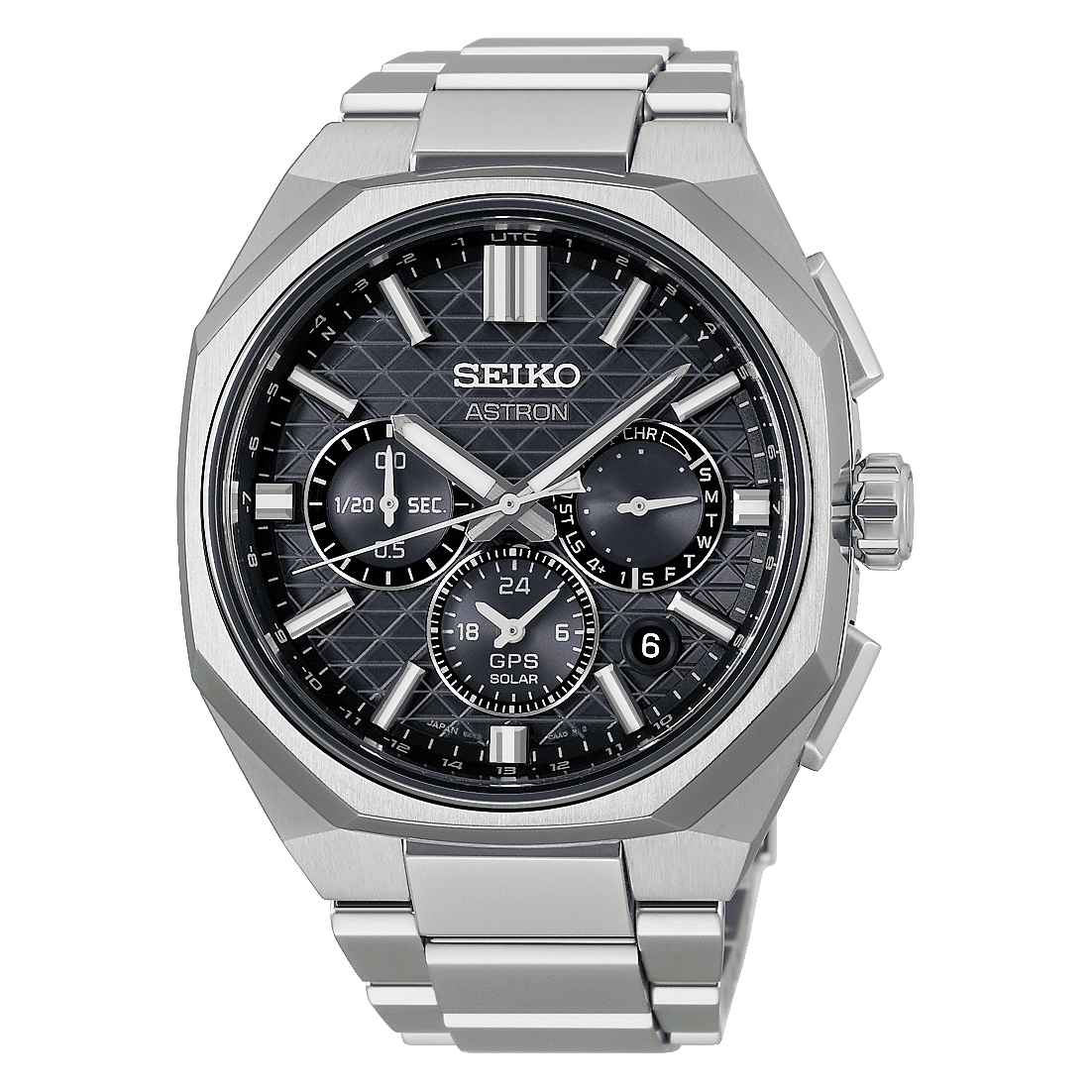 Seiko Astron HAB002J1 Herren GPS-Solaruhr • Saphirglas mit LumiBrite • Chronograph Titan, Bild 4