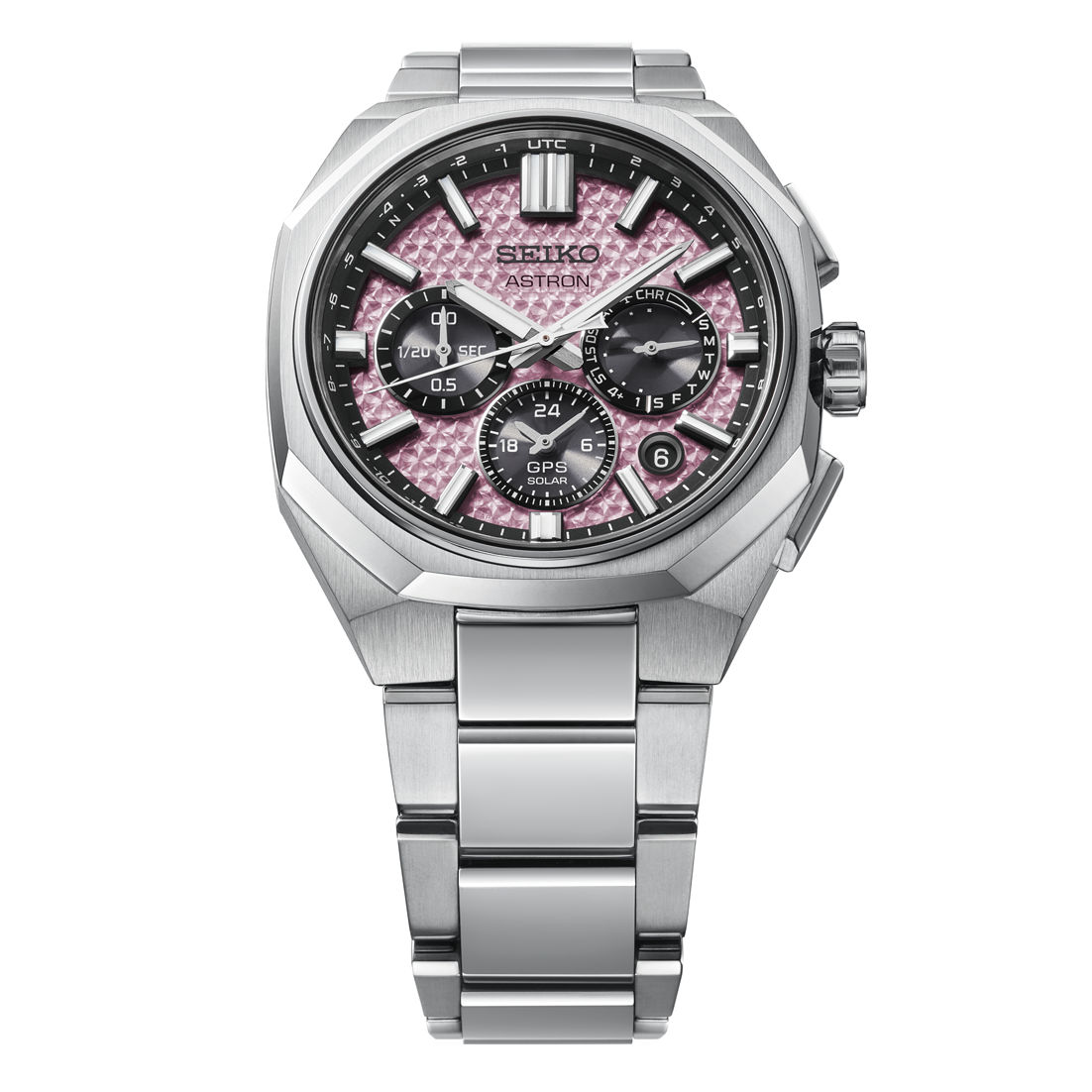 Seiko Astron HAB006J1 Herrenuhr Rosé • GPS Solar Kaliber 5X63 • Chronograph Titan Limited Edition, Bild 5