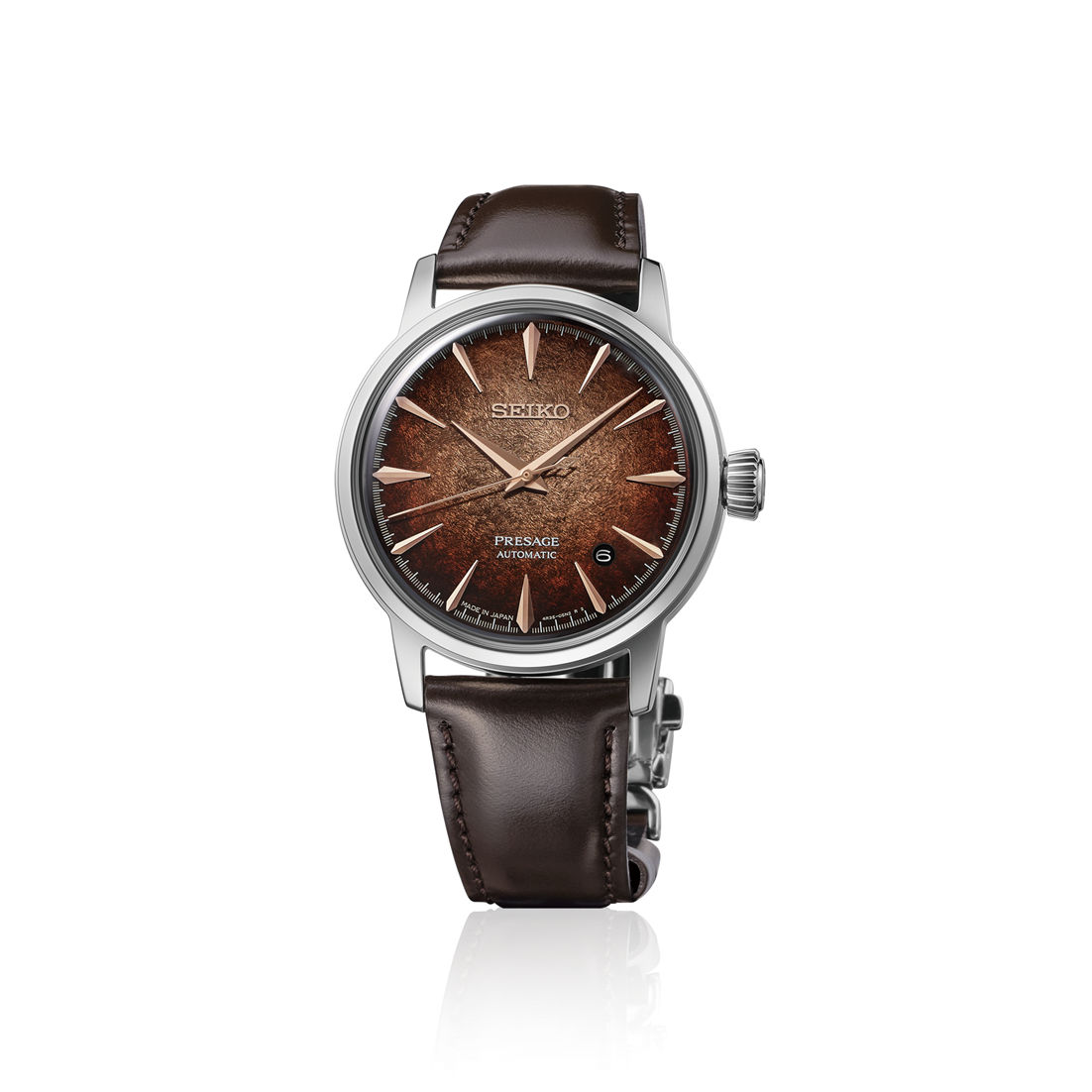 Seiko Presage HCB003J1 Herren Automatikuhr • Automatikwerk Kaliber 4R35 • Sichtboden, Bild 3