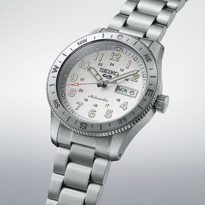 Seiko 5 Sports HDB007K1 Herren Armbanduhr Weiß • Automatikwerk • 10 Bar wasserdicht, Bild 8