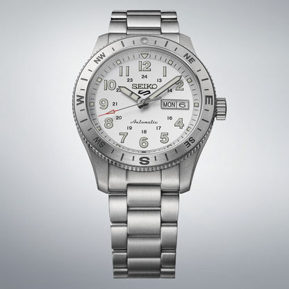 Seiko 5 Sports HDB007K1 Herren Armbanduhr Weiß • Automatikwerk • 10 Bar wasserdicht, Bild 9