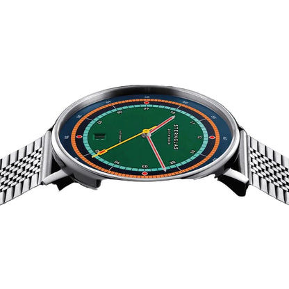 Sternglas Hamburg Edition Argo S02-HHA08-ME08 Men's Watch • Bauhaus Design • Sapphire Crystal
