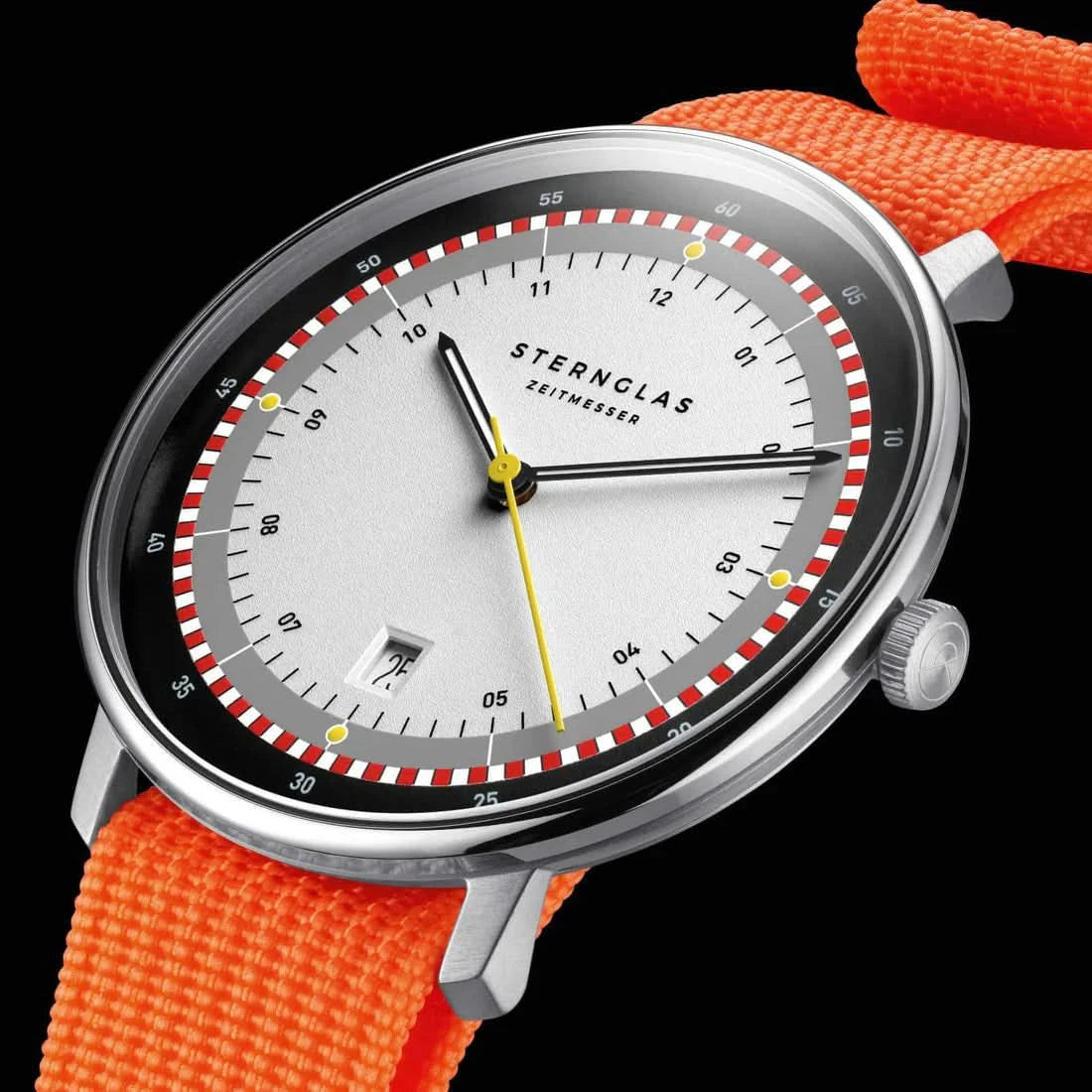Sternglas Hamburg S01-HHH16-FI02 Men's Watch • Bauhaus Design • Sapphire Crystal