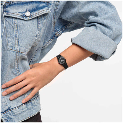 Swatch Originals LB170E Lady Black Single Damenuhr Schwarz • Kunststoffgehäuse • Silikonarmband, Bild 2