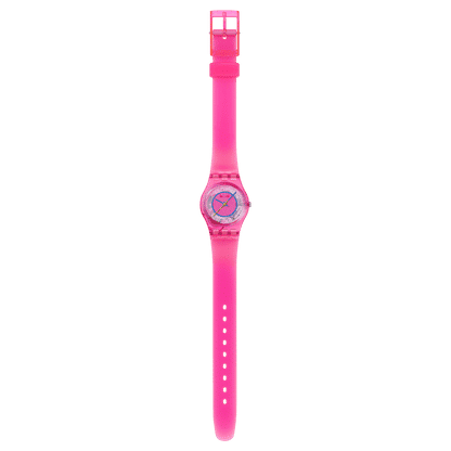 Swatch Originals LP166 Prismatically Pink Damenuhr • Transparentes Gehäuse • 80er Retro-Design, Bild 4