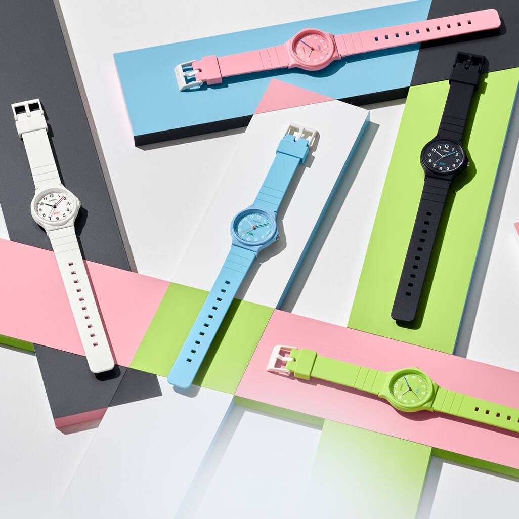 Casio LQ-24B-4BEF Timeless Collection Kinder Armbanduhr Rosa • Bio-Harz-Armband • Arabische Ziffern, Bild 8