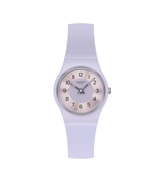 Swatch Originals LV121 Lilac Lightness Damenuhr Lila • Kunststoffgehäuse • Quarzwerk