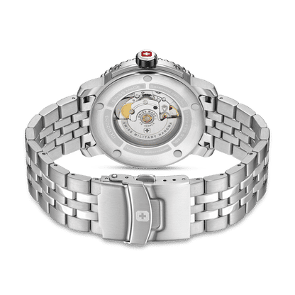 Swiss Military Hanowa Maitre Plongeur SMWGL0002001-SET Herrenuhr Schwarz • Automatikwerk Soprod P024 • 1000 m Wasserdicht