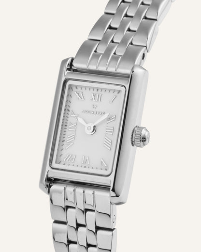 Mockberg Timeless Petite MB1772 Damen Armbanduhr Silber • Mineralglas • Edelstahlarmband, Bild 4