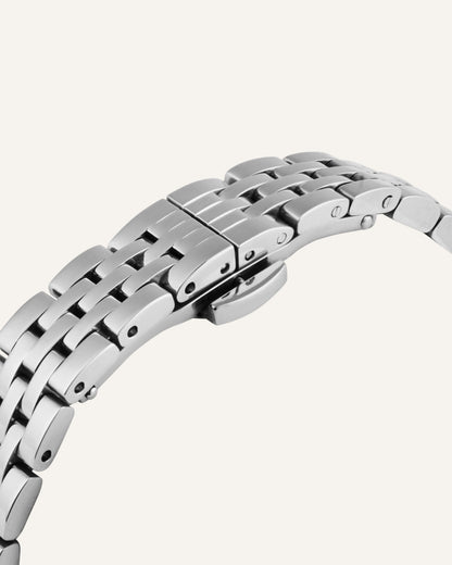 Mockberg Timeless Petite MB1772 Damen Armbanduhr Silber • Mineralglas • Edelstahlarmband, Bild 7