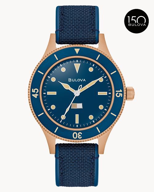Bulova MIL-SHIPS 98A325 Herrenuhr Bronze • Automatikwerk • Saphirglas