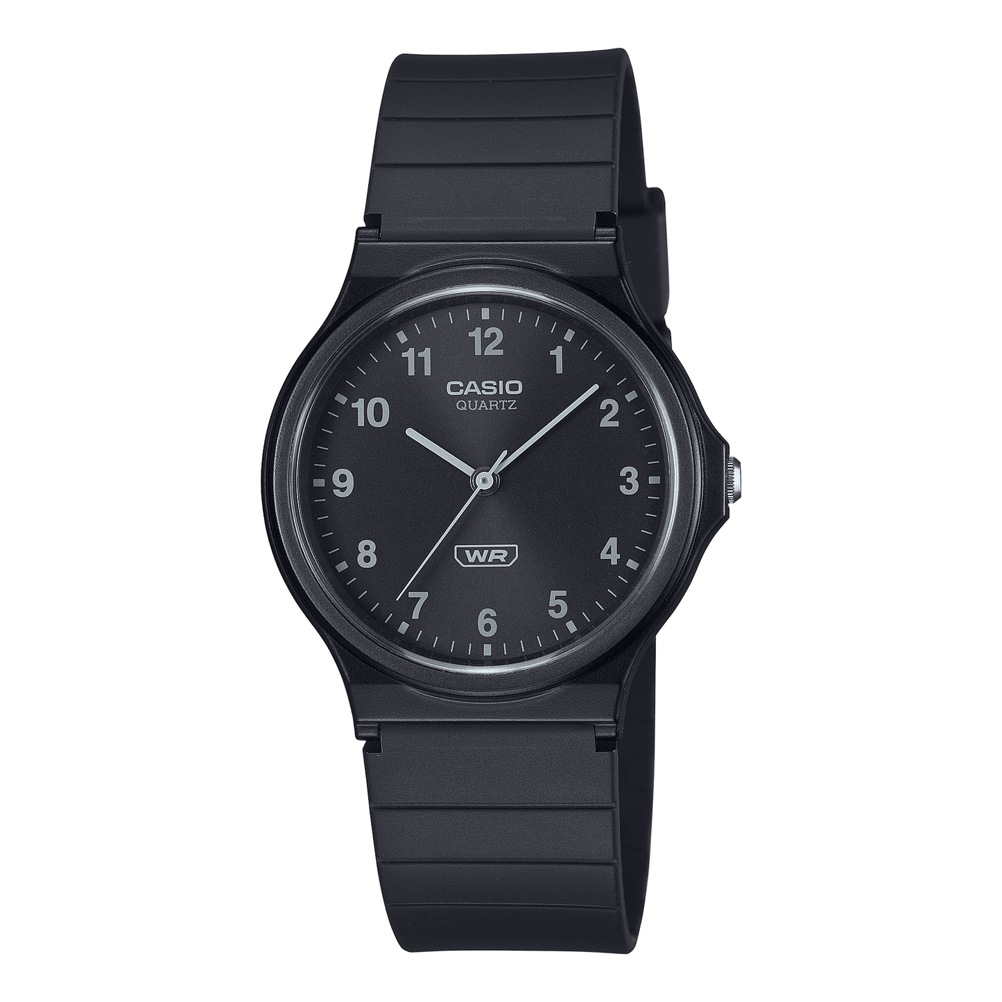 Casio MQ-24B-1BEF Timeless Collection Herrenuhr Schwarz • Bioharzband • Minimalistisches Design, Bild 6
