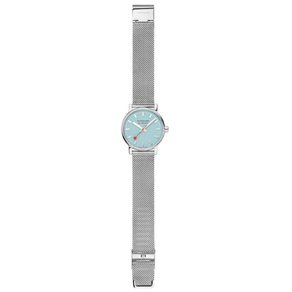 Mondaine evo2 MSE.35140.SM Damenuhr Türkis • Saphirglas • Schweizer Quarzwerk, Bild 6