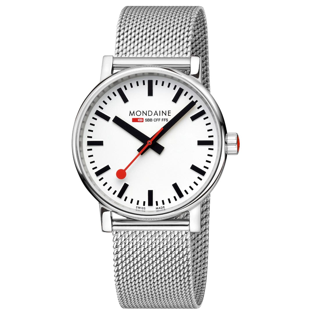Mondaine evo2 MSE.40110.SM Herrenuhr Silber • Saphirglas • Swiss Made, Bild 5