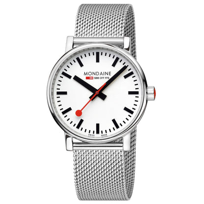 Mondaine evo2 MSE.40110.SM Herrenuhr Silber • Saphirglas • Swiss Made, Bild 5