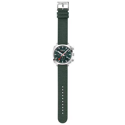 Mondaine Grand Cushion MSL.41460.LF.SET Herrenuhr Grün • Saphirglas • Quarz-Chronograph, Bild 12