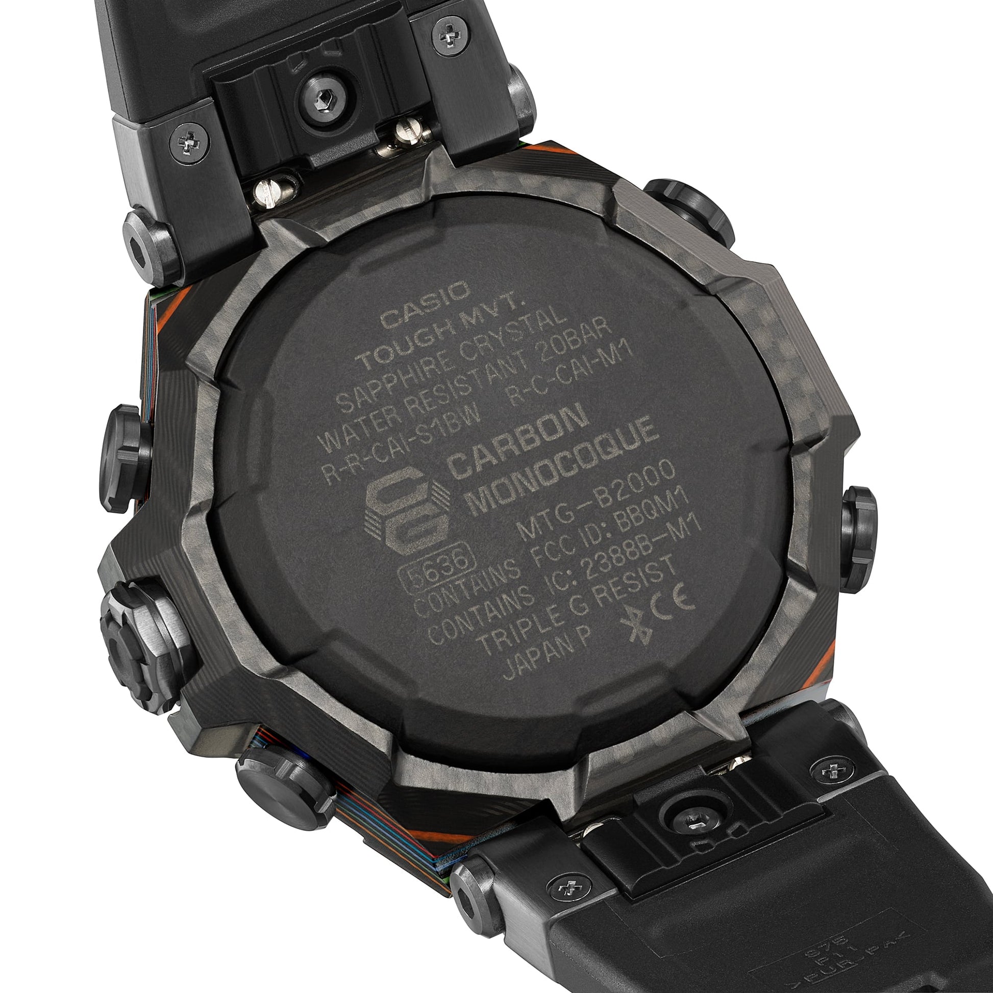 Casio G-Shock MTG-B2000YR-1AER Herrenuhr • Regenbogen Ionenplattierung • Tough Solar mit Multiband 6, Bild 12