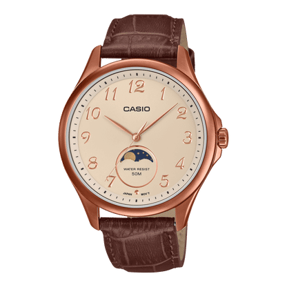 Casio Timeless MTP-M110RL-5AVER Herrenuhr • Mondphasenanzeige • Roségold Edelstahlgehäuse, Bild 2