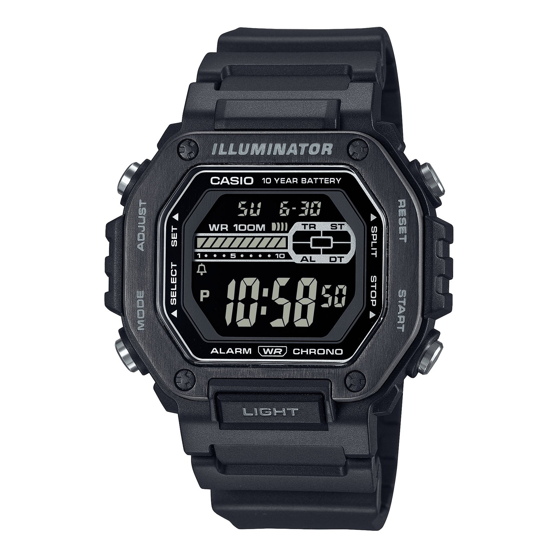 Casio Timeless MWD-110HB-1BVEF Herrenuhr • 10 Bar Wasserdicht • Digitales Quarzwerk, Bild 2