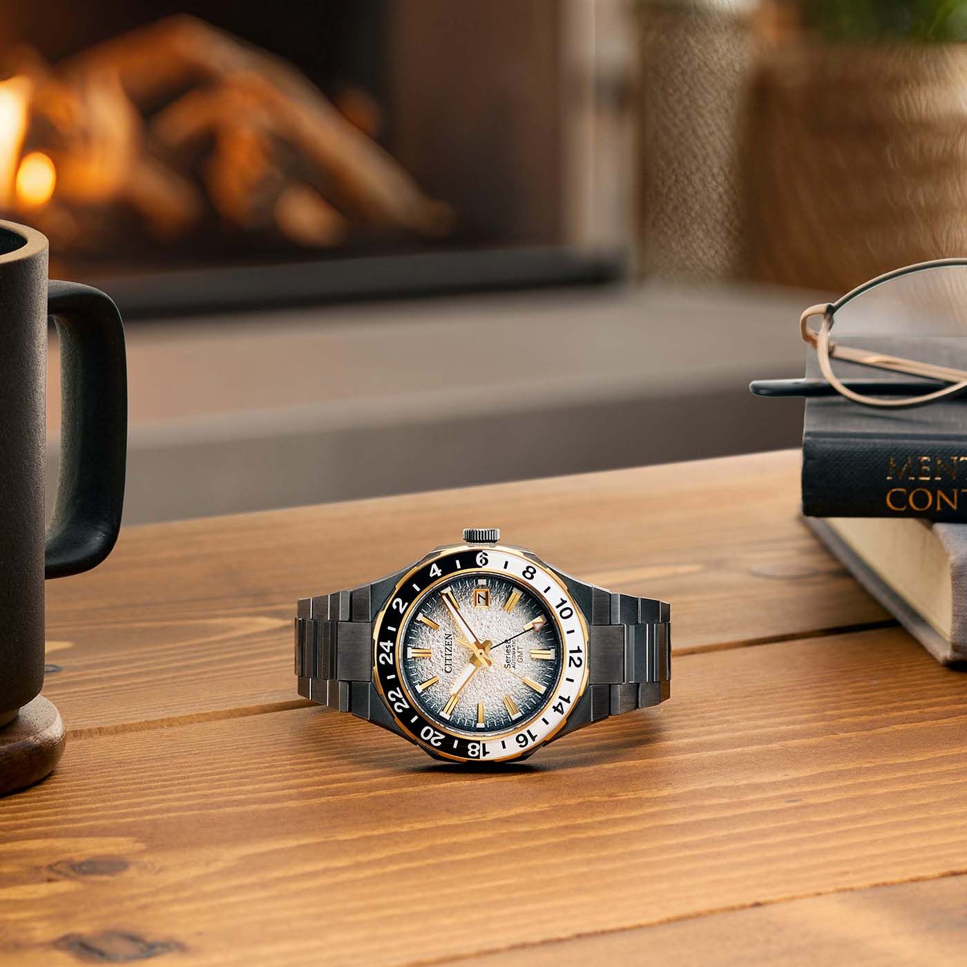 Citizen Series 8 NB6035-55H Herrenuhr Silber • Automatik GMT Kaliber 9054 • Limited Edition, Bild 4