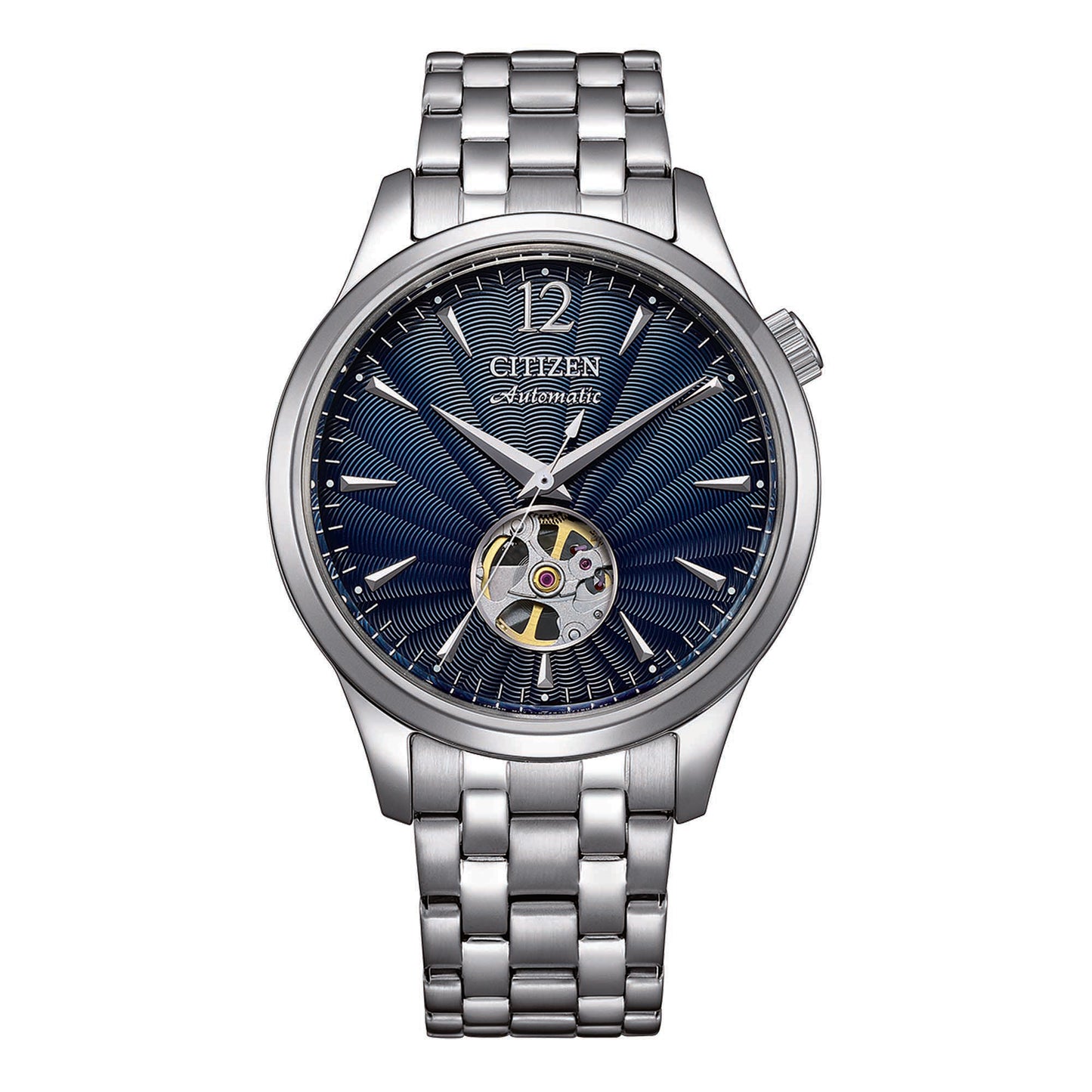 Citizen NH9131-73A Herrenuhr Silber • Automatikwerk mit Open Heart • Kaliber 8229, Bild 6
