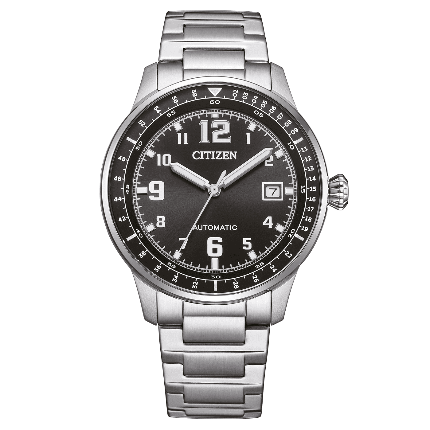 Citizen NJ0190-51E Herrenuhr Urban Military Automatik Schwarz • Automatikwerk Kaliber 8210 • Edelstahlgehäuse