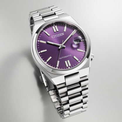 Citizen Tsuyosa NJ0200-50W Herren Armbanduhr Lila • Automatikwerk Kaliber 8210 • Saphirglas, Bild 5