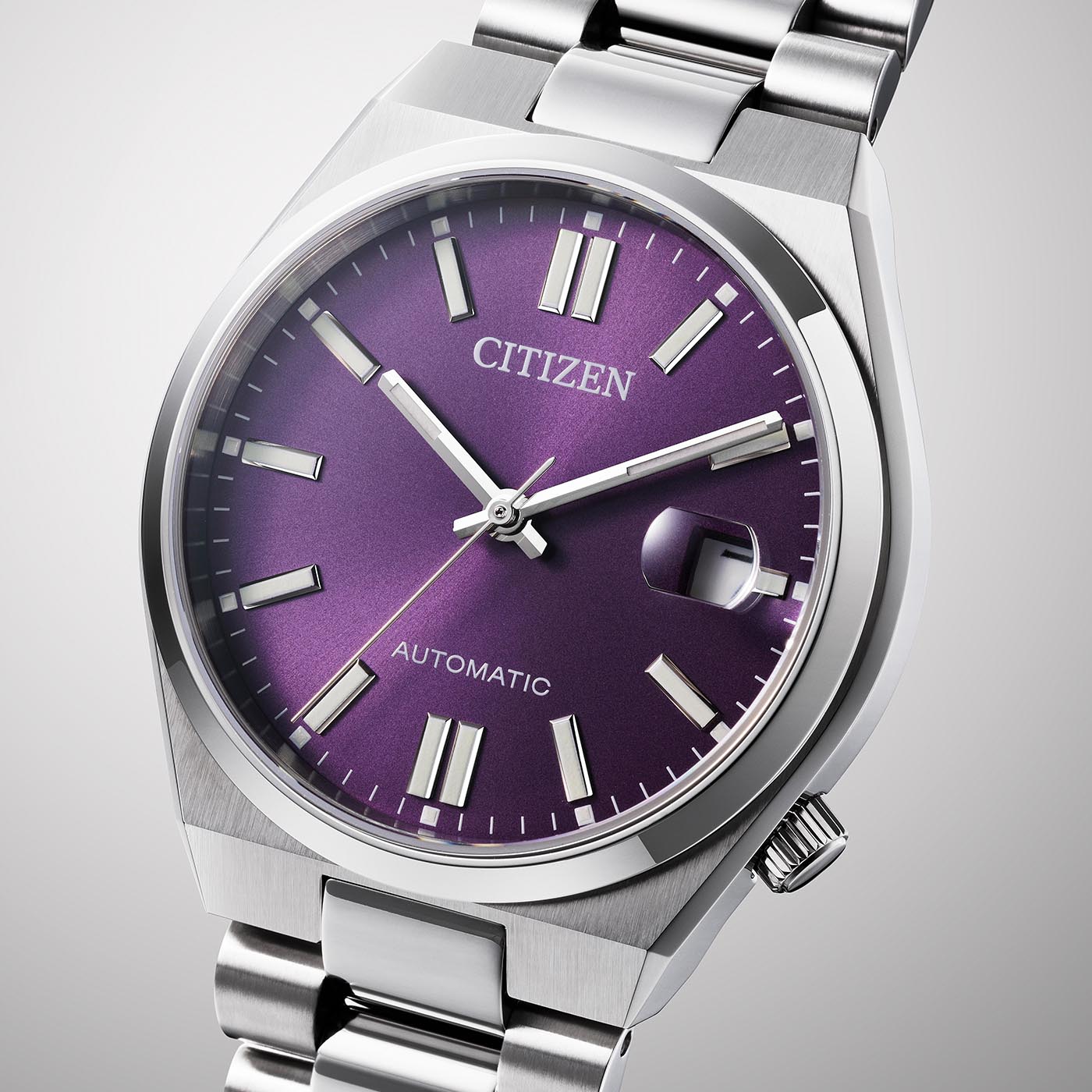 Citizen Tsuyosa NJ0200-50W Herren Armbanduhr Lila • Automatikwerk Kaliber 8210 • Saphirglas, Bild 9